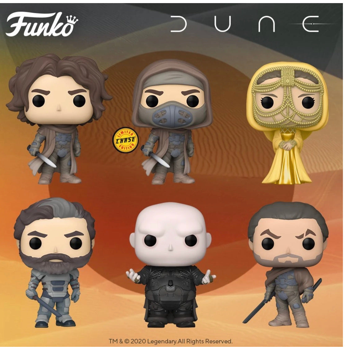 POP! Movies: Dune, Bundle of 6 w/ Chase (PREORDER)