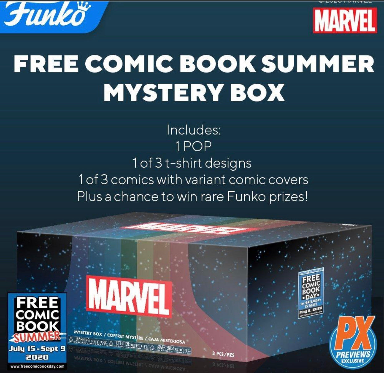 FCBD 2020 Funko PX Marvel Mystery Box(IN STOCK)