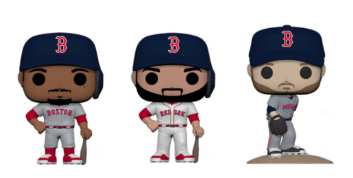 MLB FUNKO POP! RED SOX COMPLETE SET OF 3 (PRE-ORDER)