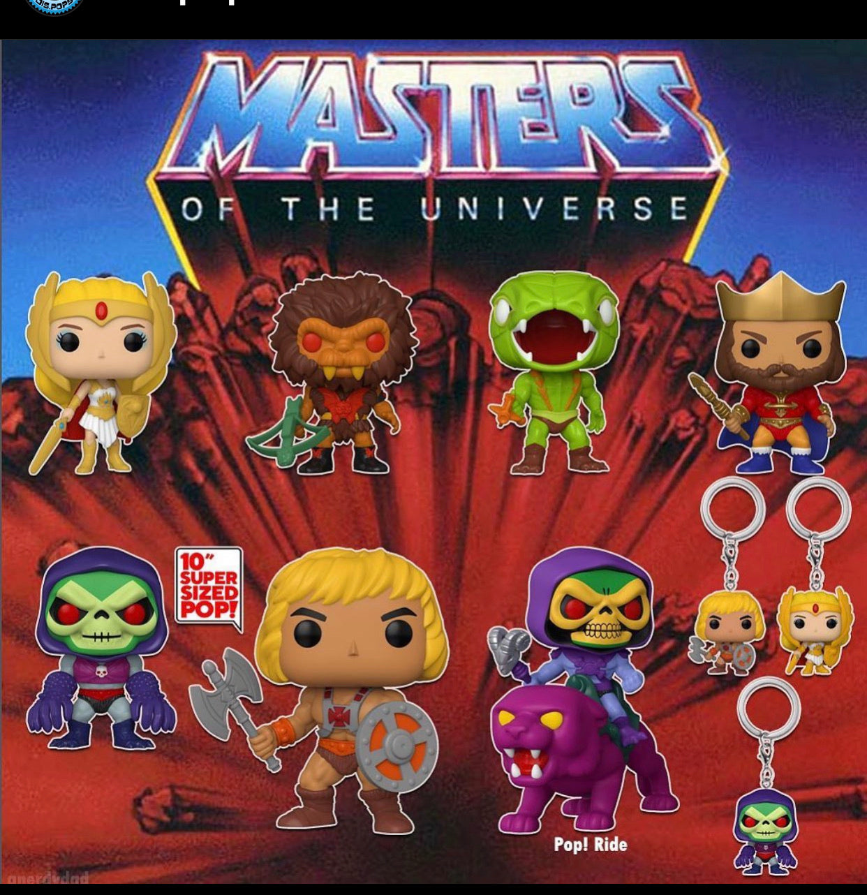 Funko Pop! Masters Of The Universe(Preorder)