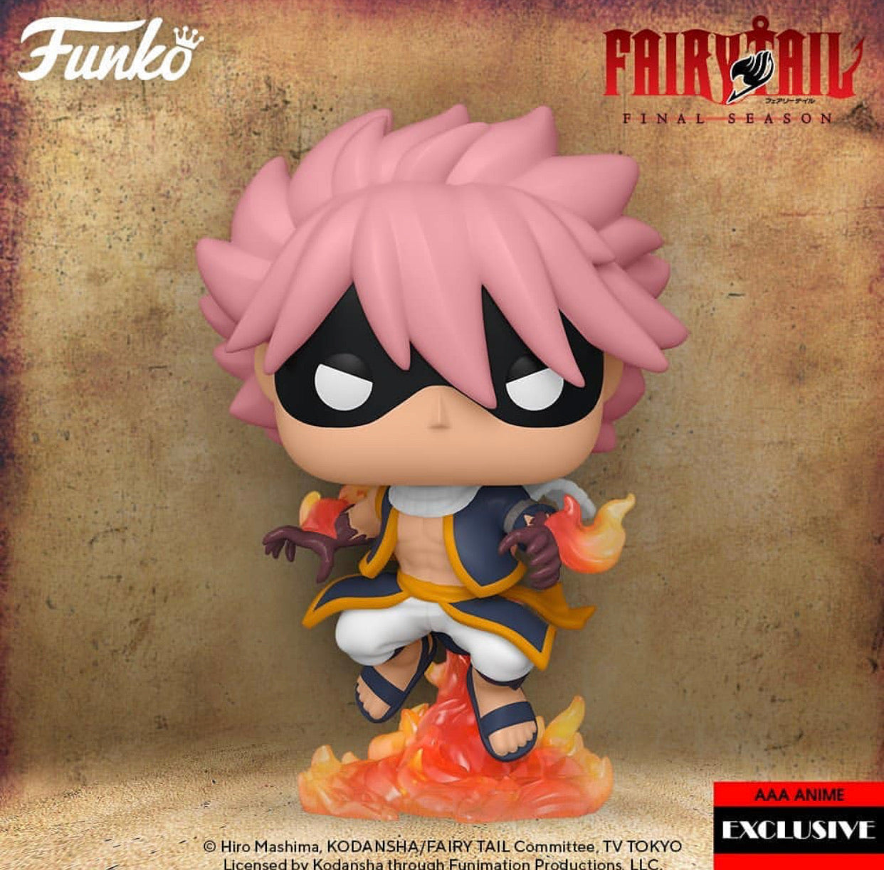 Fairy Tail Etherious Natsu Dragneel E.N.D. Pop! Vinyl Figure - AAA Anime Exclusive(PREORDER)