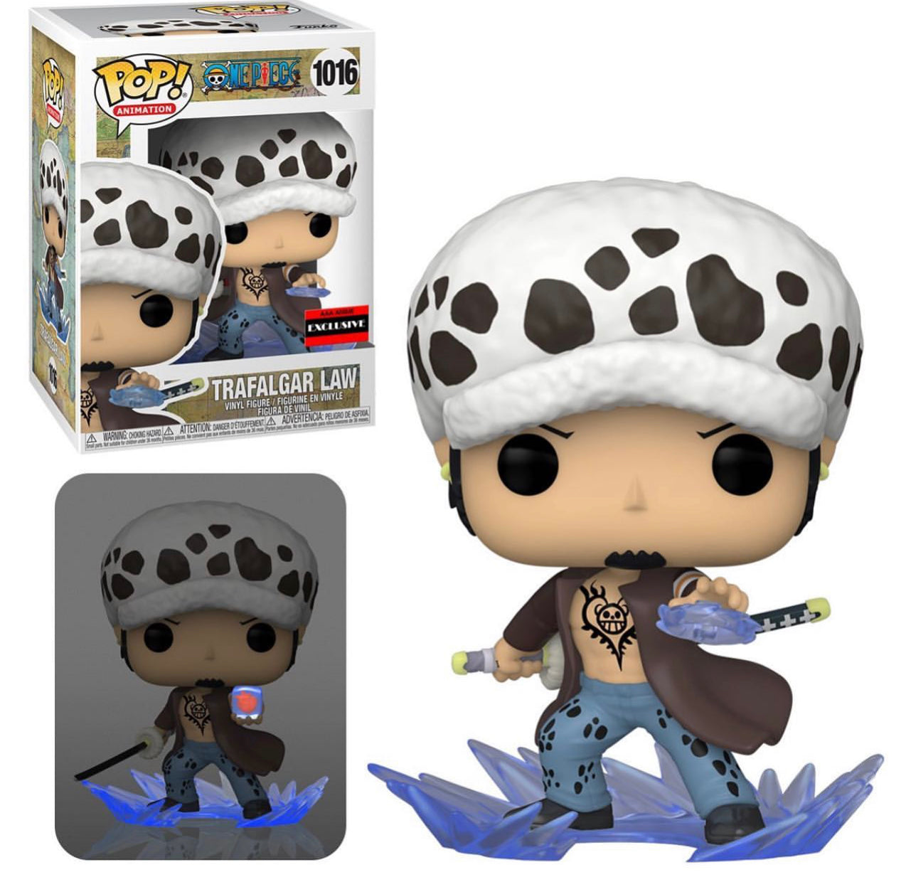 POP! ANIMATION: ONE PIECE - TRAFALGAR LAW ROOM ATTACK AAA ANIME EXCLUSIVE